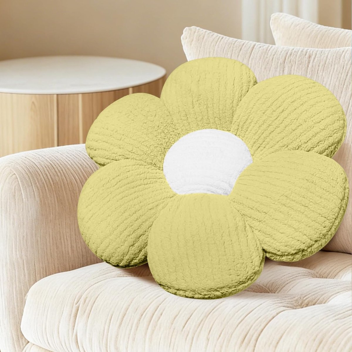 Bloemen vloerkussen, bloemenvloerkussen, tatami bloemvormig pluche decoratie, bloem vloerkussen, zitkussen voor bank, bed, stoel, decoratie, cadeaus voor meisjes en vrouw, 40 cm