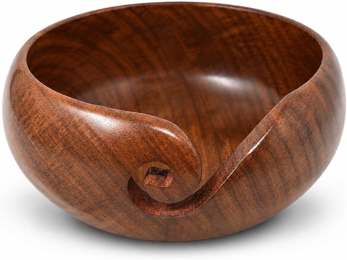 Garenkom met Gaten Haak Wolbolhouder Elegant Ontwerp Decoratieve Breikom Opslag Haakaccessoires Geschenken