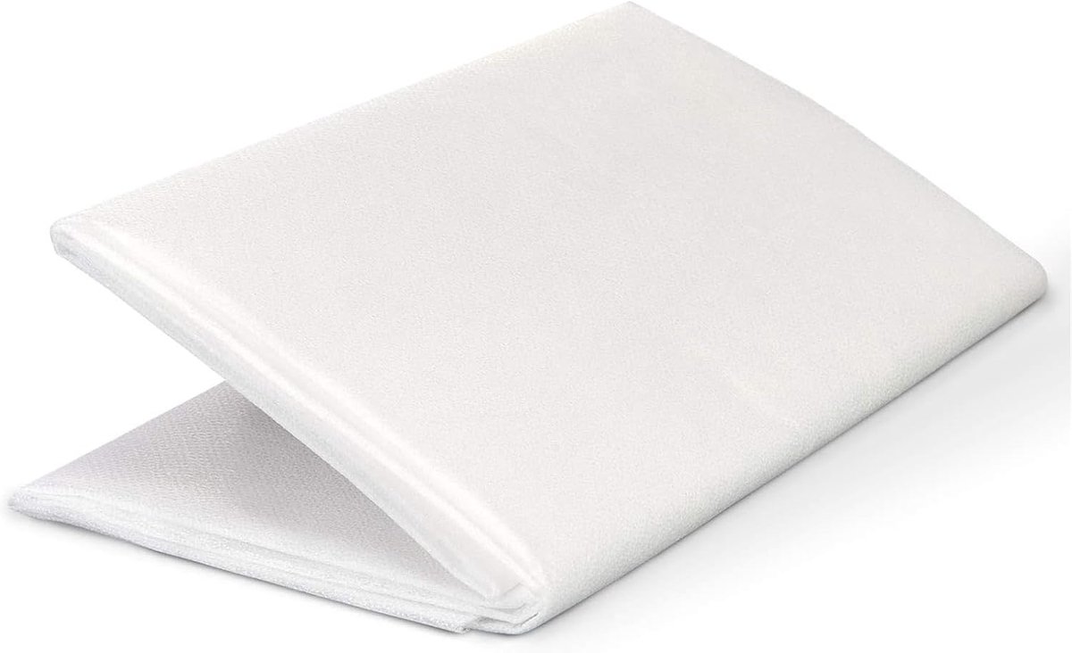 stof, 100 stuks polyester non-woven tussenvoering, gemakkelijker te smelten, opstrijkbare stof voor naaien, knutselen (wit, 100 cm breed x 3 meter).