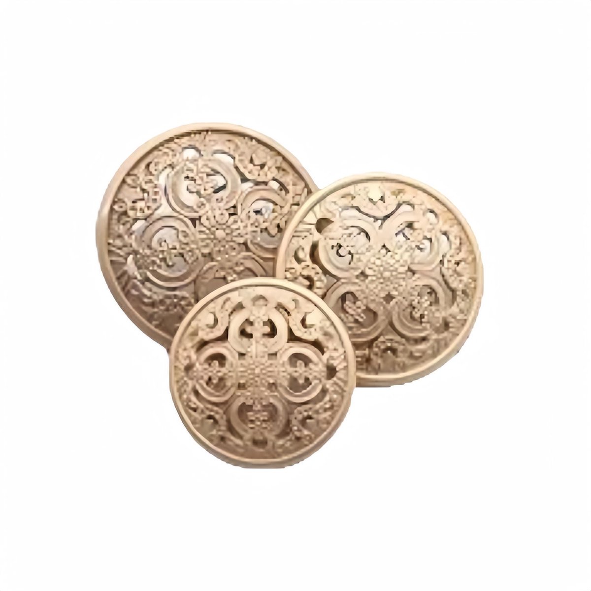 Knopen zwart zilver goud ronde decoratieve knoop voor kleding naai accessoires
