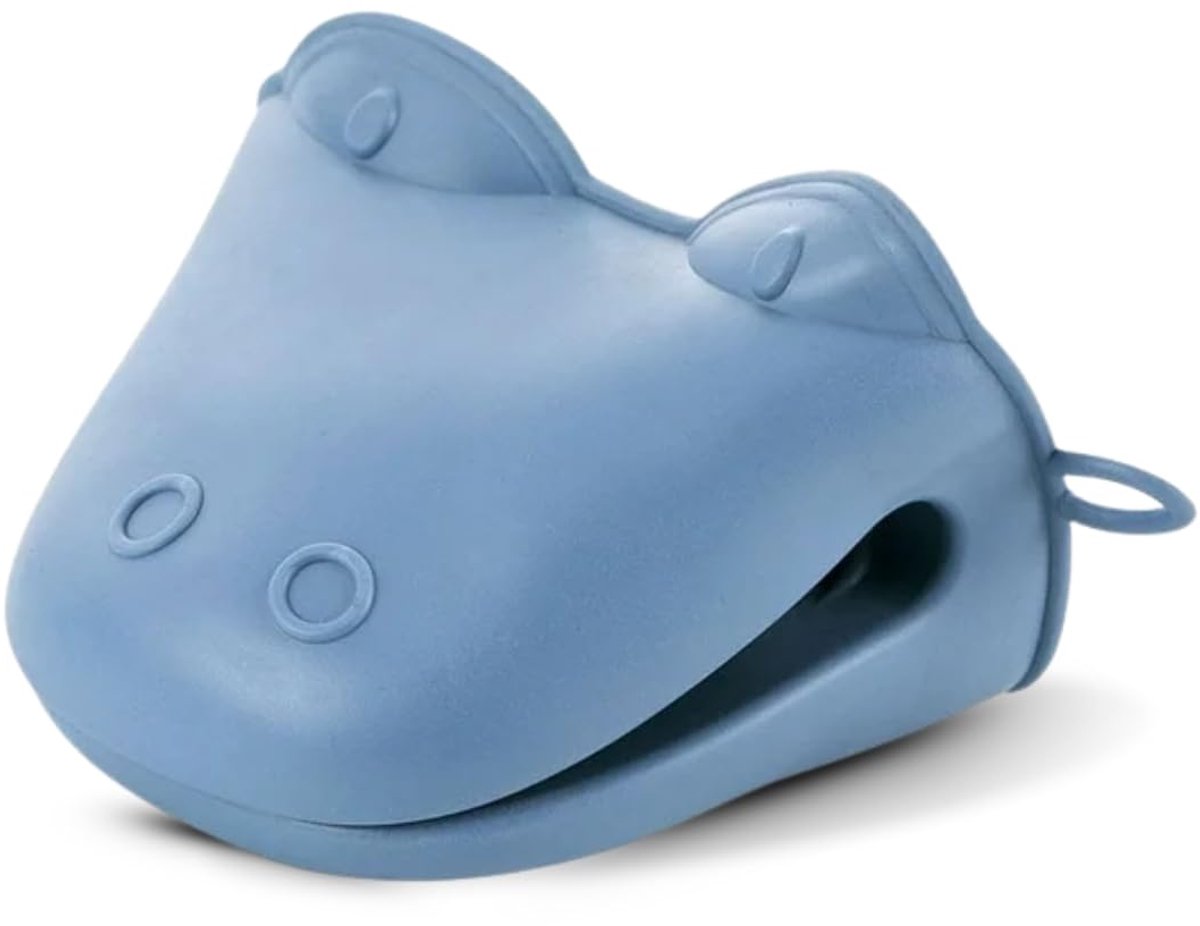 Frog Design antislip siliconen keukenhandschoen - origineel en leuk handvataccessoire voor keukengerei, potten en dienbladen - praktische en kleurrijke minihandschoen