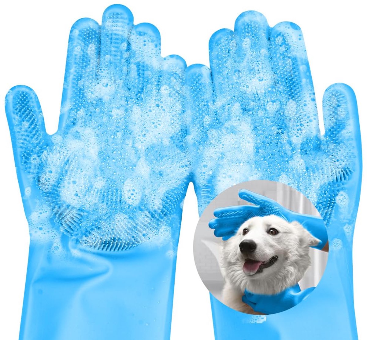 Handschoenen, Blauw