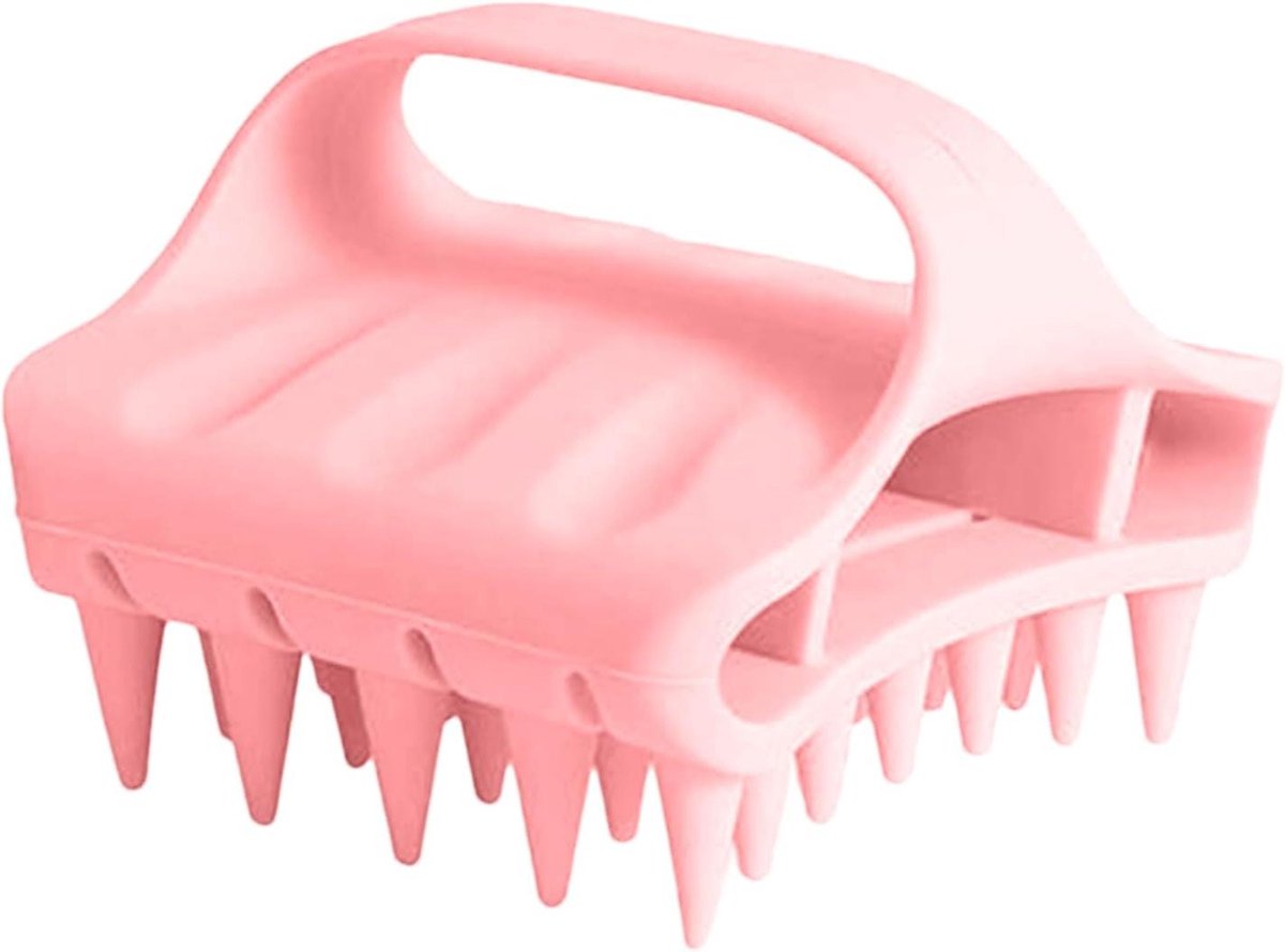 Siliconen Hoofdhuid Massager - Hoofdhuid Borstel Scrubber - Hoofdhuid Verzorging - Drukresponsief Comfort - 10 x 5 x 3 cm