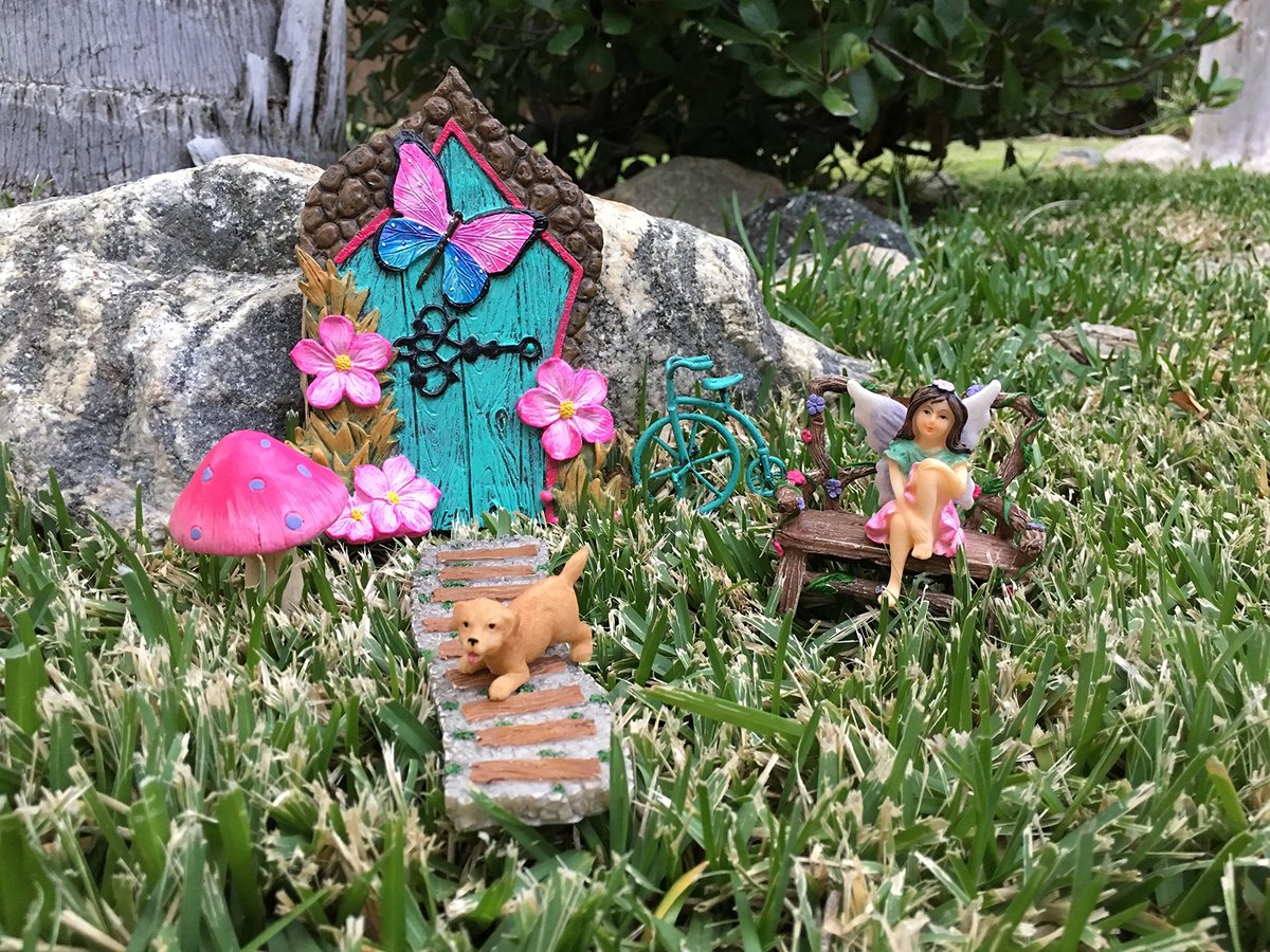 Fairy House Set - 7-delige Fairy Garden kit Een perfecte accessoire voor uw Fairy House