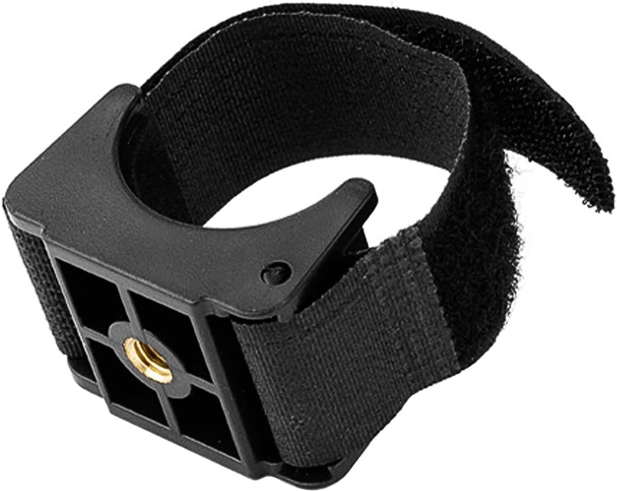 Zaklamphouder met clip, verstelbaar, multifunctioneel, handvatstandaard, statiefhouders, vislichthouder voor 20 mm tot 50 mm zaklamp