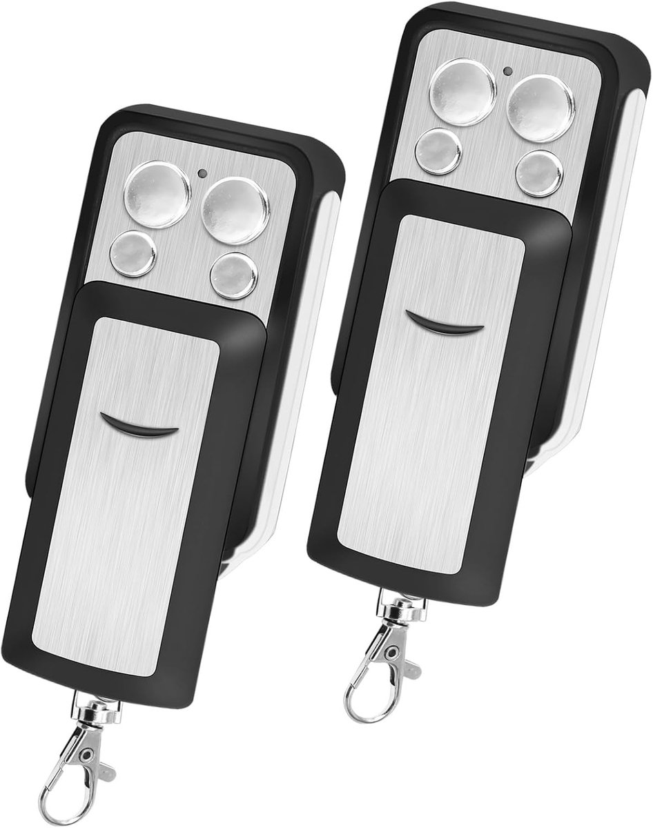 Afstandsbediening voor poort, compatibel met Sommer Slider S10305 TX40-868-4, afstandsbediening voor garagedeur Base+ en Pro+ van 868,8 MHz en 868,95 MHz, 2 stuks
