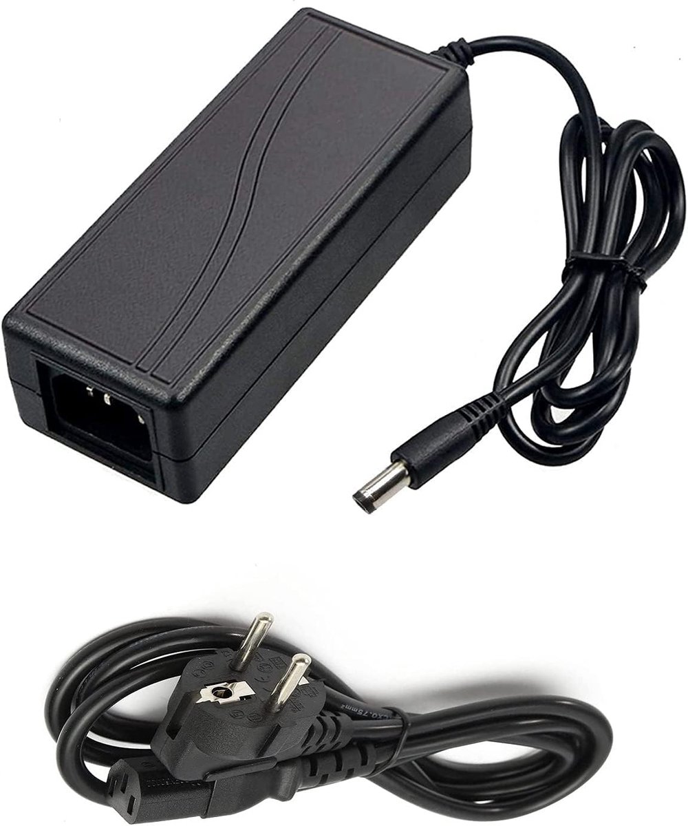 24V 6A Voeding, Meiyue LED Voeding 100-240V AC/DC Voedingsadapter Transformator 5,5 mm x 2,1 mm DC uitgangscontactdoos Universele Voeding 24V voor 5050 3528 ledstrips, elektronische apparaten enz.