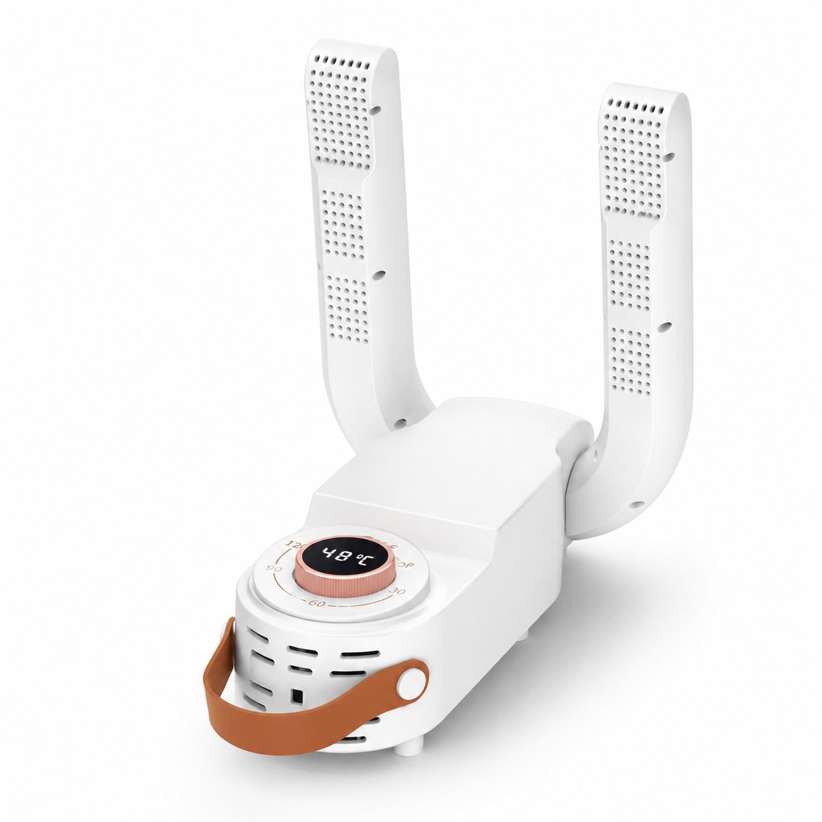 Gloovon® Schoenendroger & Laarzendroger - Elektrisch met Timer & 360° Warme Lucht - 150W - Voor Sneakers, Laarzen & Handschoenen - Wit