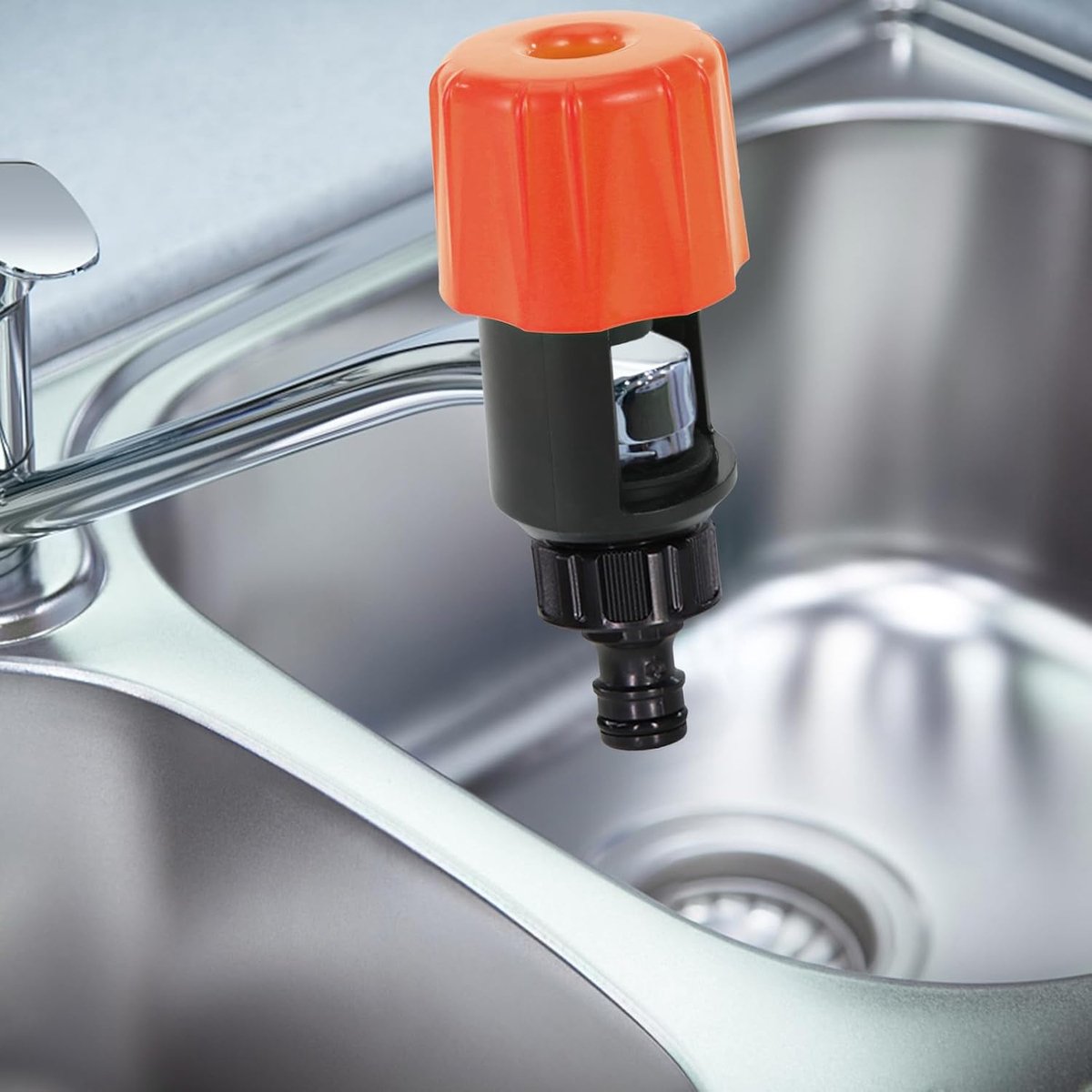 tuinslang, pijpverbinder, slang-naar-kraanconnector voor tuin, badkamer, keuken, wastafelkraan