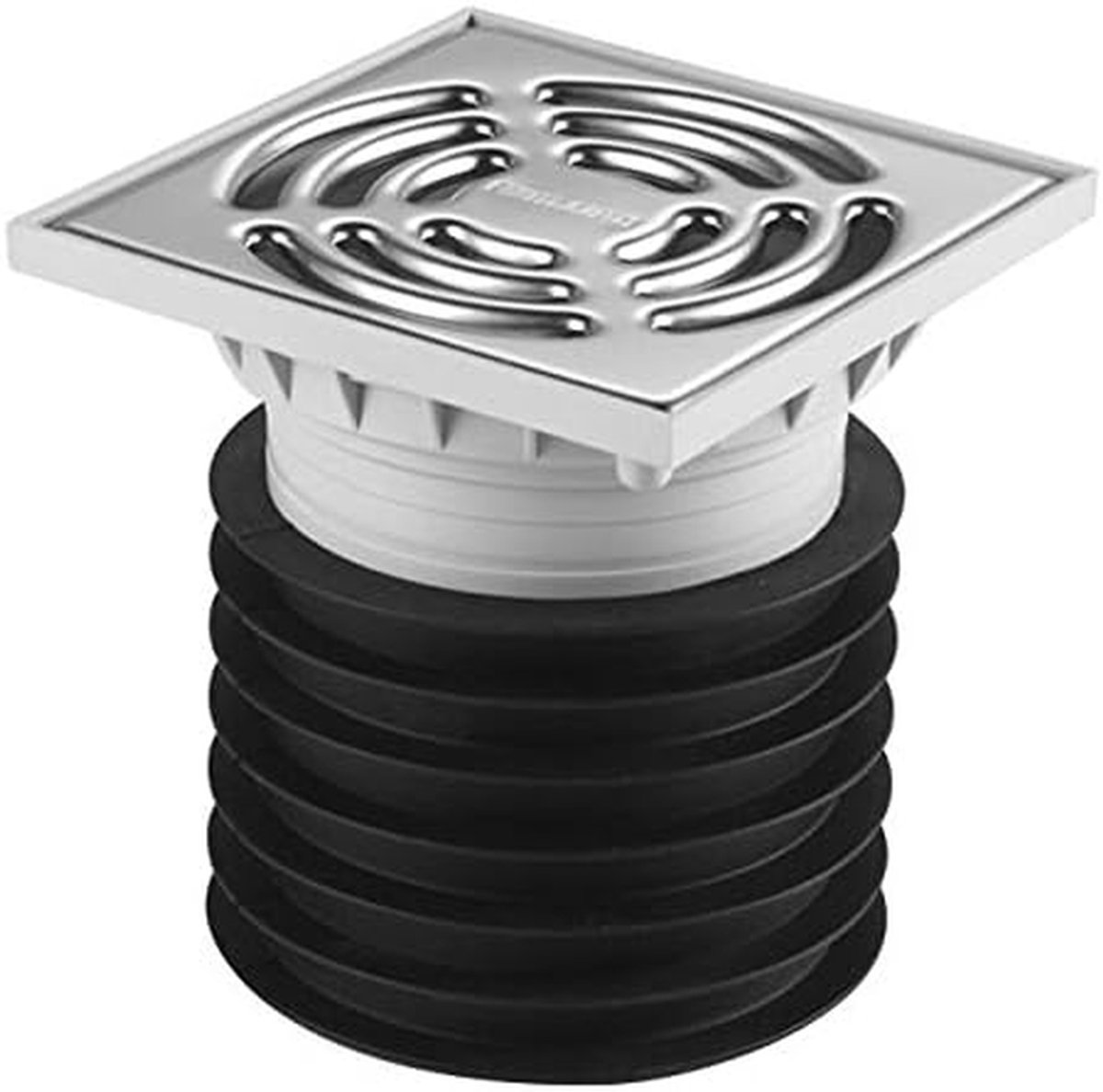 Verticale Afvoer - Afvoerput - Water Afvoeren - Geur- en Reinigingssluiting - DN100 - Zwart