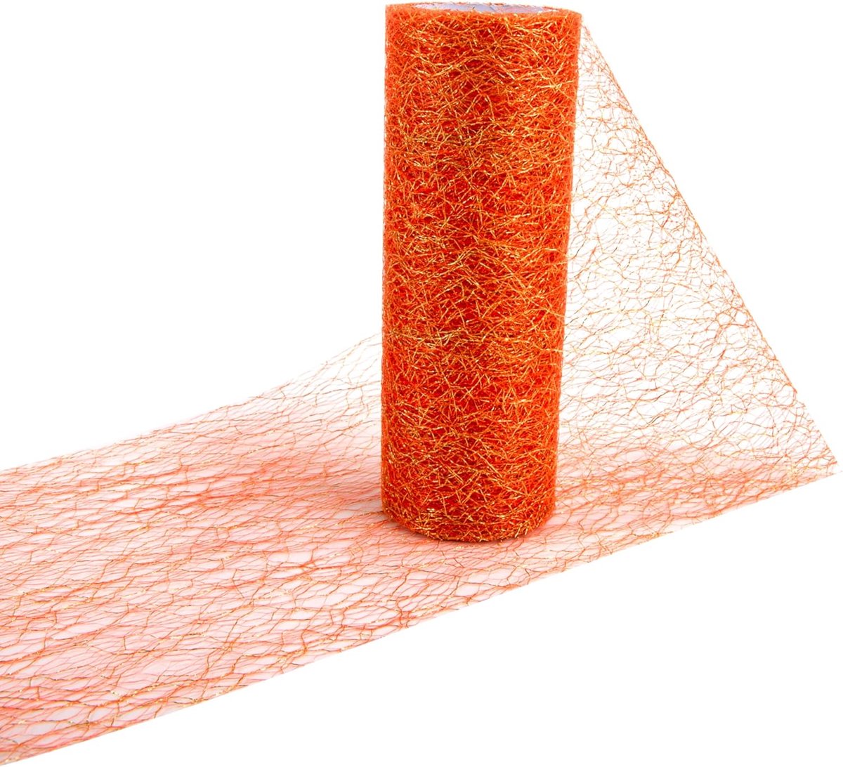 tafelloper op rol, goud en zilver, vlies, oranje, bruiloft, feest, kerst, decoratie, 15 x 900 cm