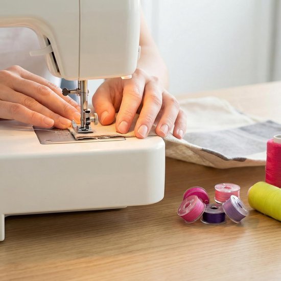Spoelen, naaigaren set, 36-delige set naaigaren, accessoires voor naaimachine, voor naaimachine, borduurmachine met opslag, polyestergaren, 45 m spoel — afbeelding 3