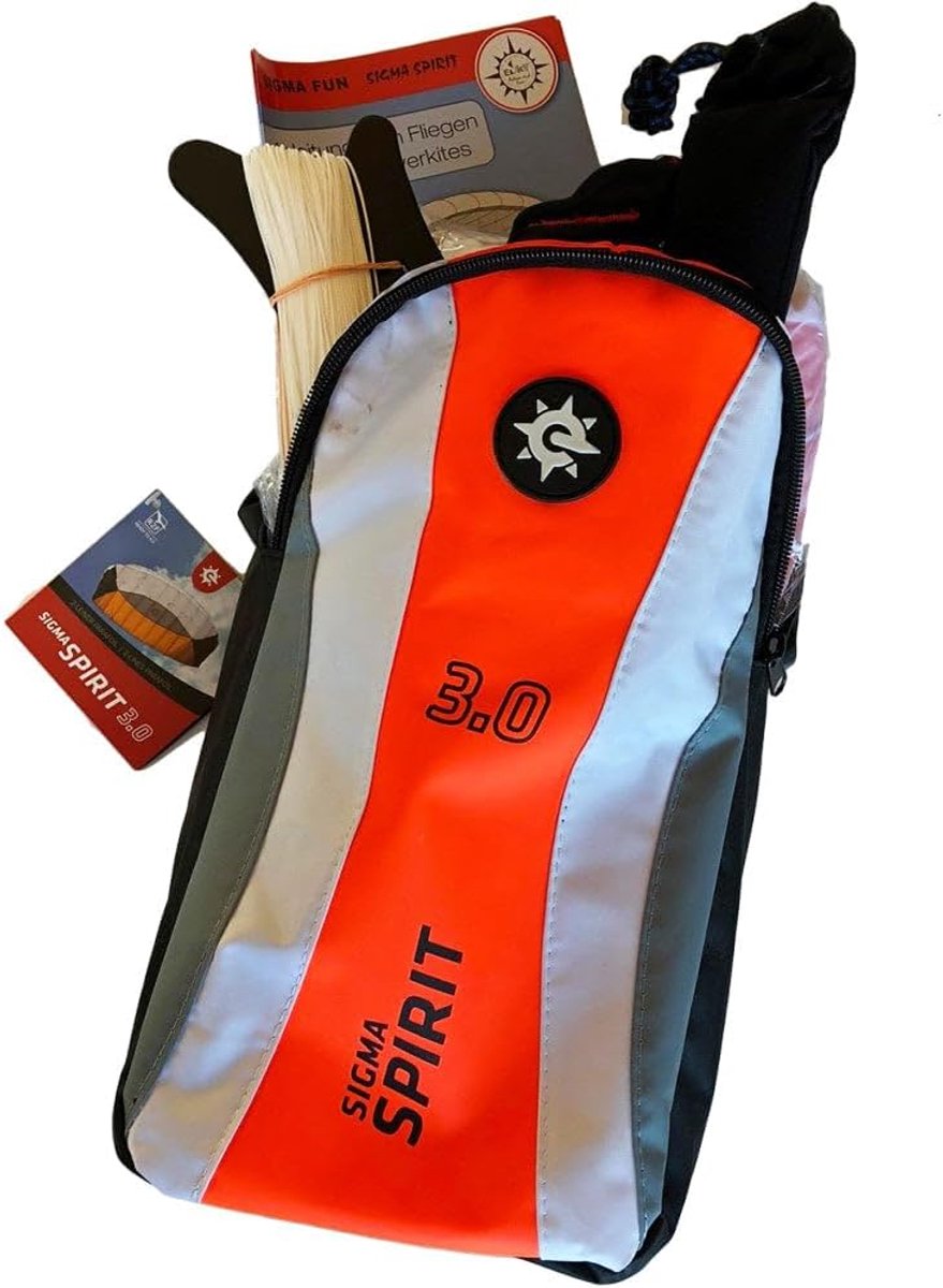 Matras vlieger - Sport vlieger - Buiten spelen - Geschikt voor weinig en harde wind - 30m - Rood