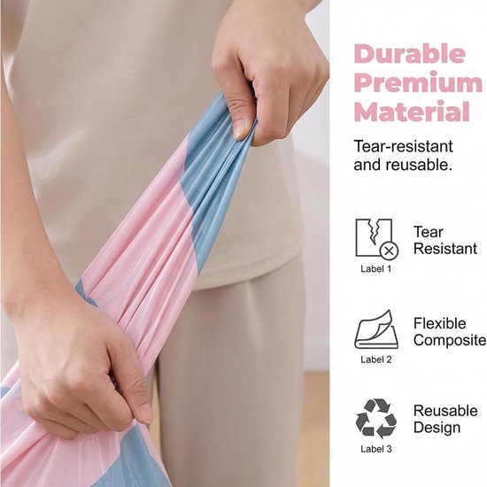 Vacuüm Opbergzakken - Compressie Zakken - Ruimte Besparen - Direct Handmatig Afsluiten - 80x100x38 cm - Niet gespecificeerd — afbeelding 2