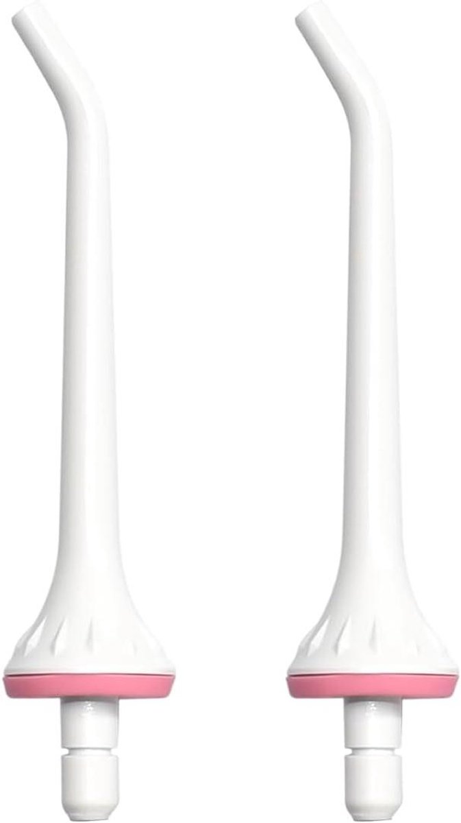 Monddouche Accessoires - Reservekoppen Flosser - Mondhygiëne Verbeteren - Brede Merkcompatibiliteit - 2 stuks - Wit
