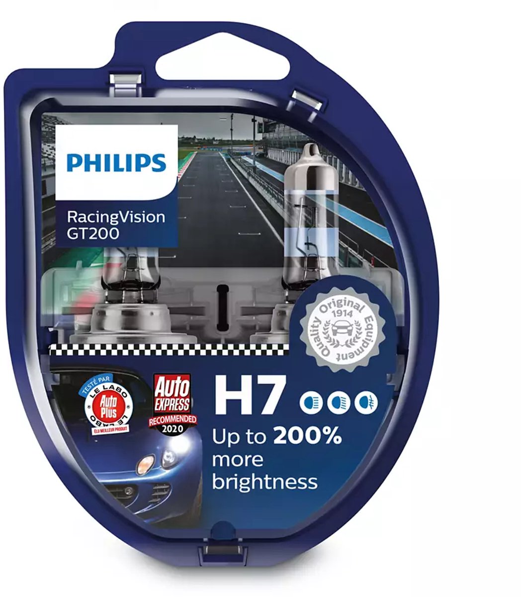 Philips H7 - Reservelampen - Racing Vision - 12V 55W - 2 Stuks – foto 6