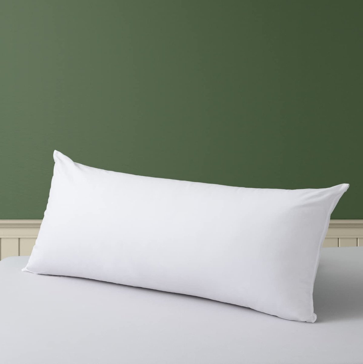 SnelShoppen - Zacht Kussen van Zijde met Dubbele Overtrek, 90 x 40 cm, Hoge Hardheid, Ideaal voor Sofa, Slaapkamer, en Lounge, Luxe Kussen voor Comfor