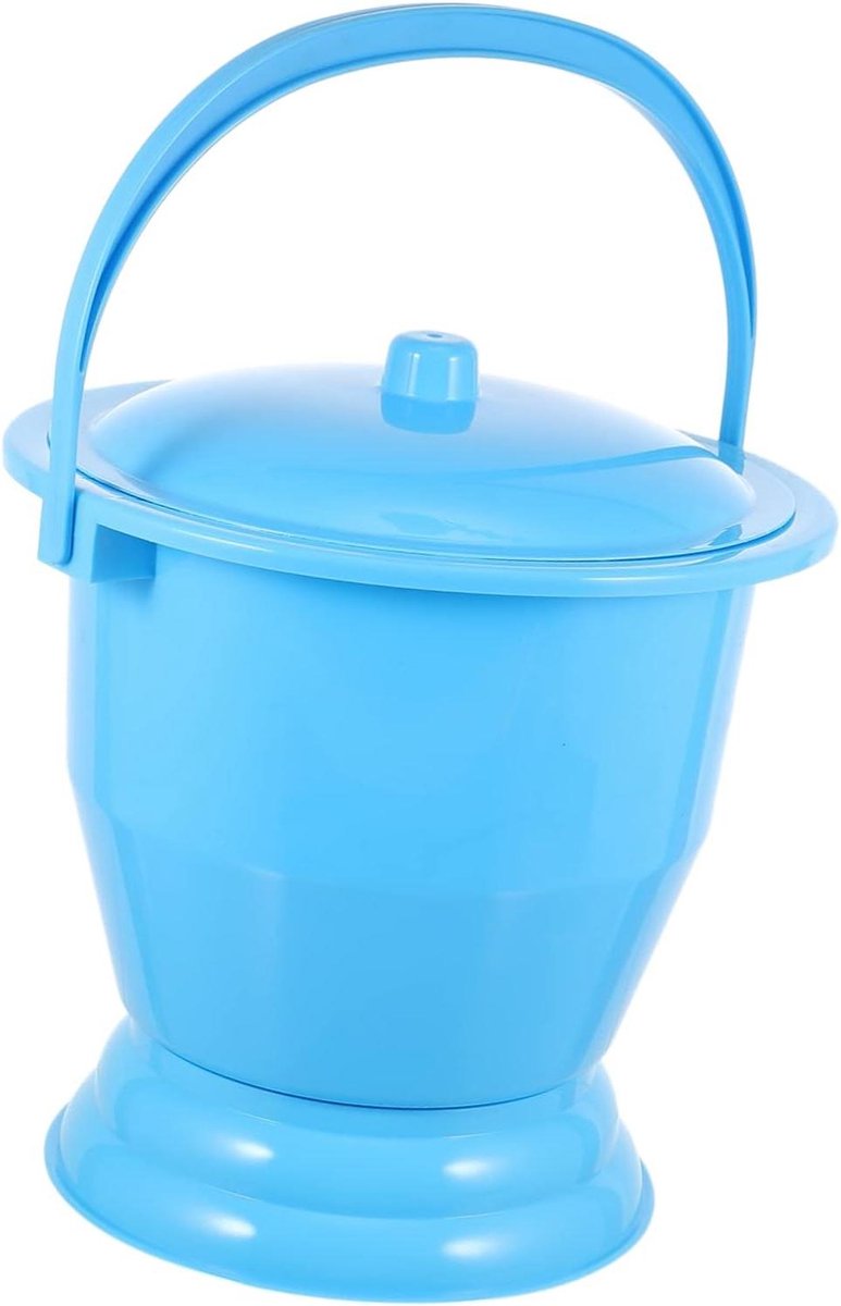 Urinoir Potje - Pee Fles - Potty Training - Met Deksel Handvat - 24.5 cm - Blauw