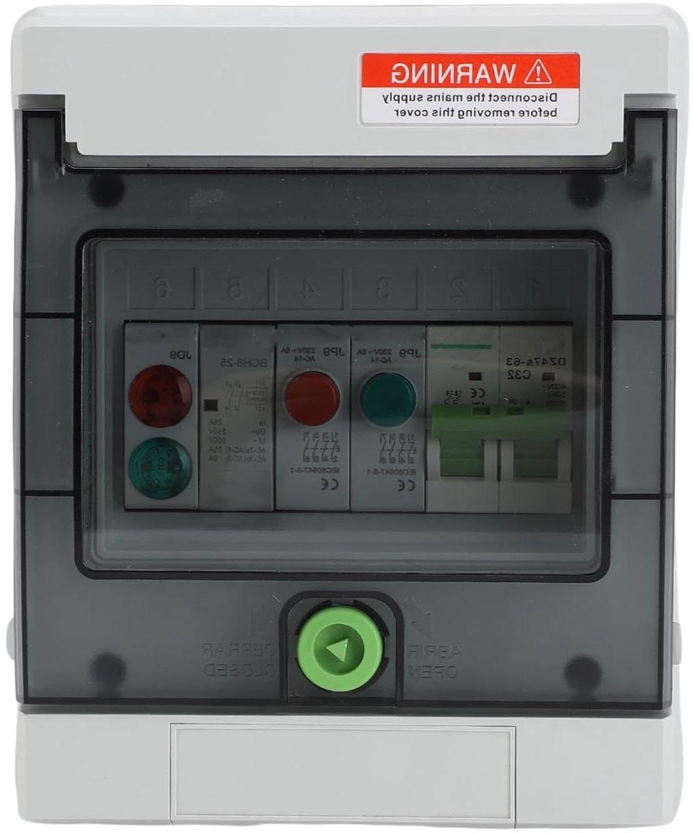 Waterdichte Buitenkast - Verdeelkast Elektrisch - Elektrische Aansluitingen - IP65 Waterdicht - 20 x 18 x 12 cm - Grijs