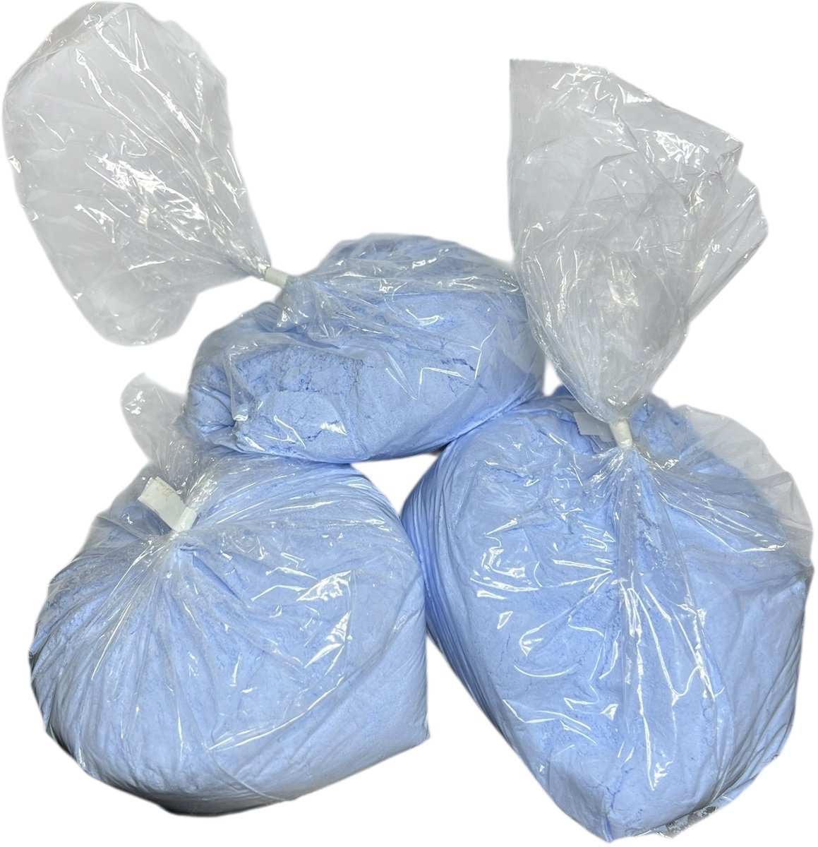 1500 gr Blauwe Stuifvrije Blondeerpoeder Universeel (3 x 500 gr)