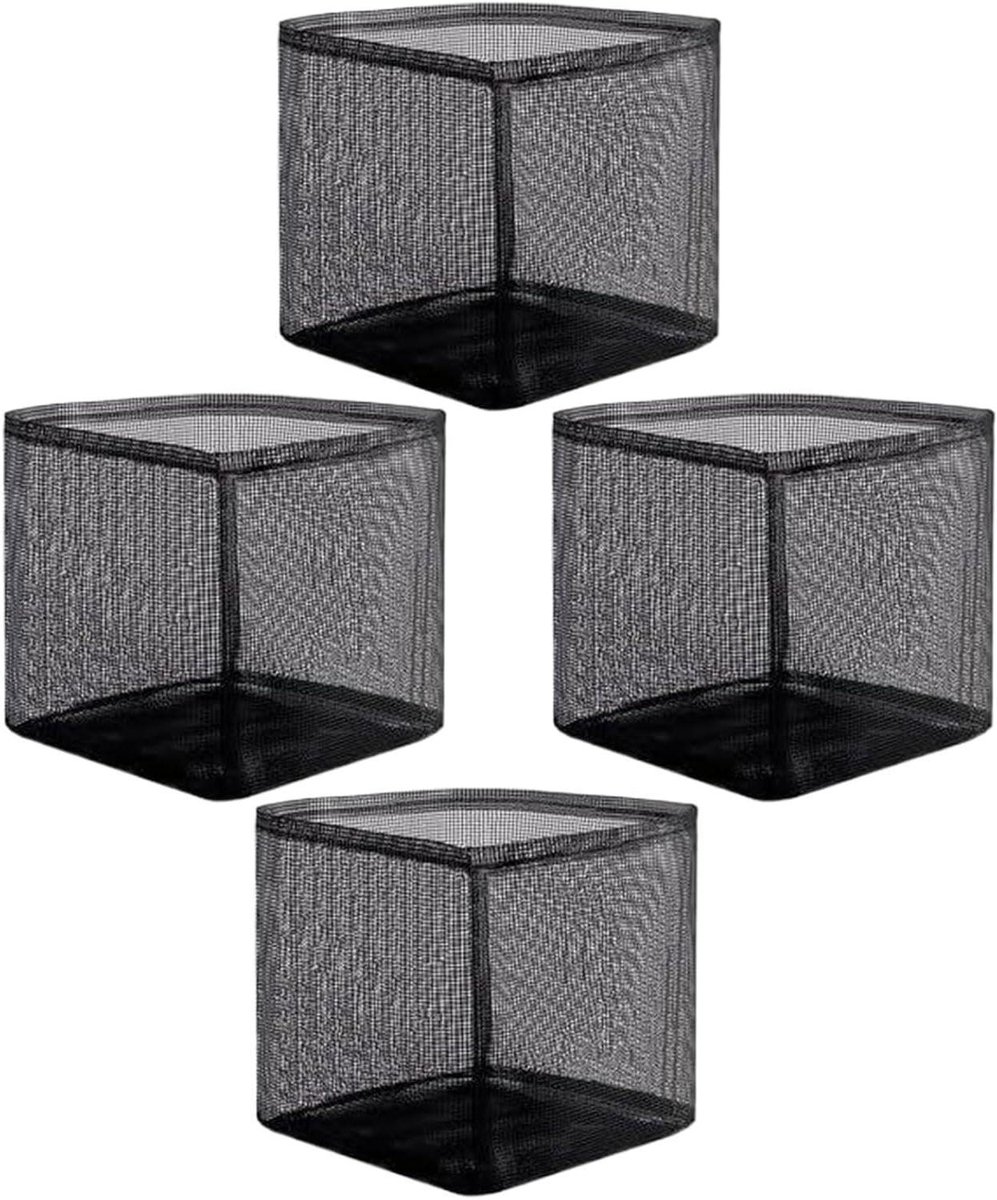Vijverpotten Plantenmanden - Aquatische Potten Herbruikbaar - Vijverplanten Verzorgen - Ademend PVC Gaas - 4 stuks - a