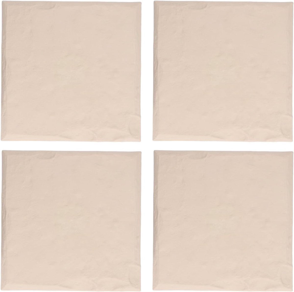 Opstapstenen Tuinpad - Stapstenen Buiten - Tuin Decoratie - Uniek Gestructureerd Oppervlak - 41 x 41 x 11 cm - Beige