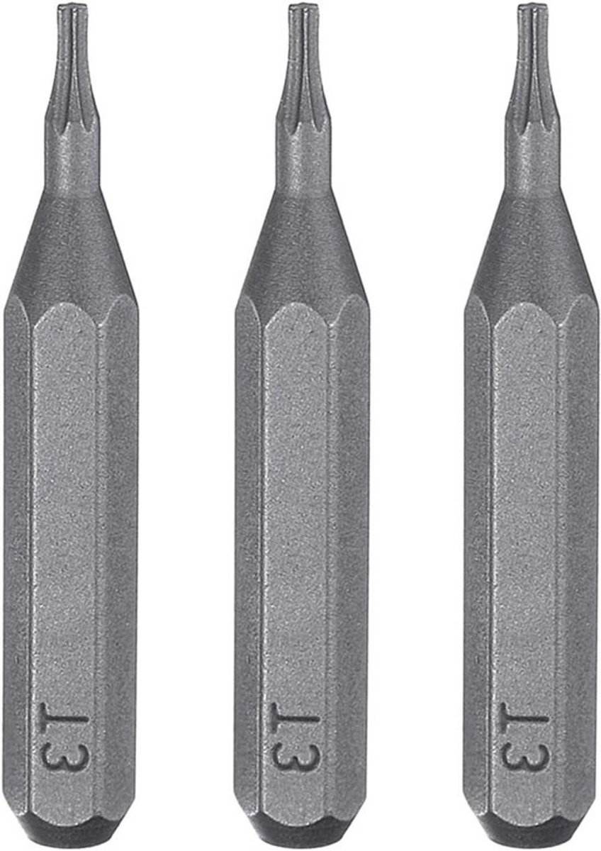 3-delige Torx schroevendraaierbit set - Magnetische ster kop - S2 staal - Elektrische schroevendraaier