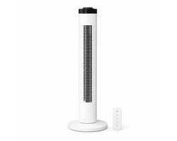 oROMI Torenventilator 81 cm – 45W – 3 Snelheden & 3 Windmodi – Met Afstandsbediening, Timer en…