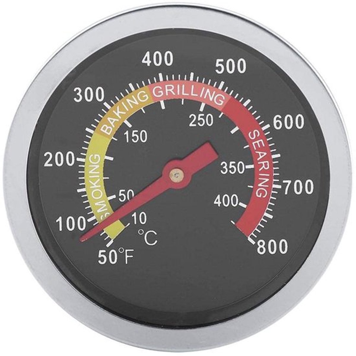 BBQ Grillthermometer - Professionele RVS-temperatuurmeter - 50-800℉ - Grillen - Koken - Nauwkeurig - Geschikt voor BBQ - RVS