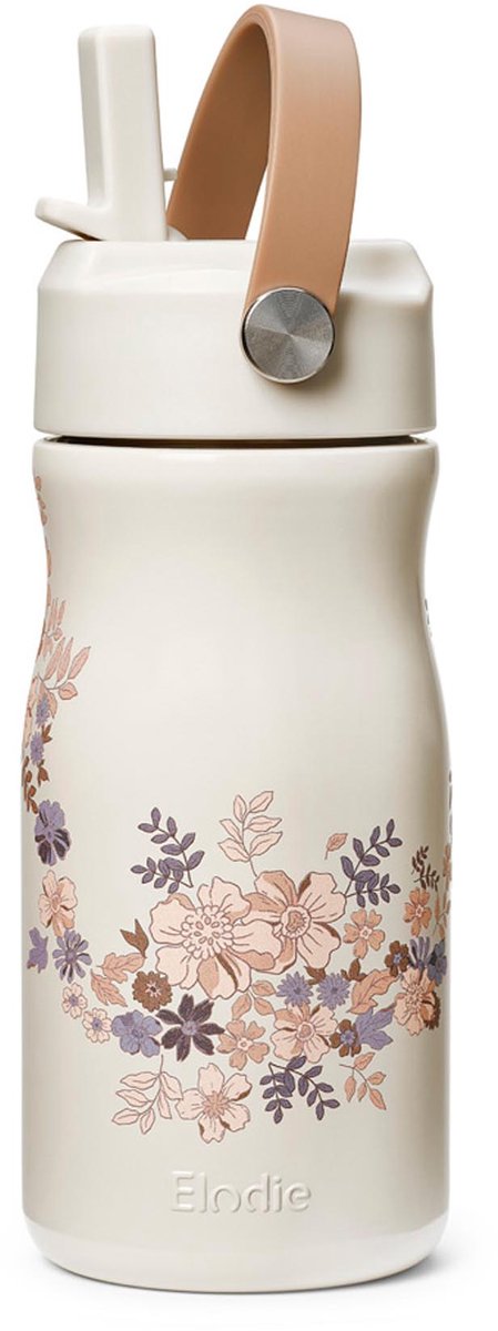 Elodie Thermo Bottle - Waterfles - Thermofles - Dubbelwandig - RVS - 420 ml - Blue Garden