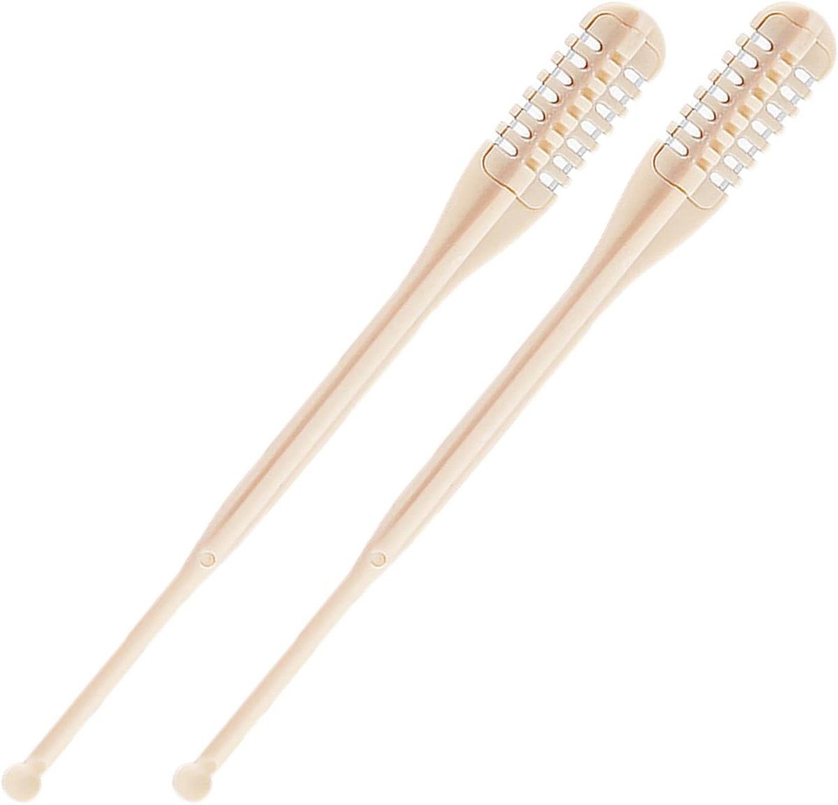 Neusgat Haar Trimmer - Persoonlijke Verzorgingstool - Netjes Verzorgen - Dubbele Messen Ontwerp - 2 Stuks - Zilverkleurig
