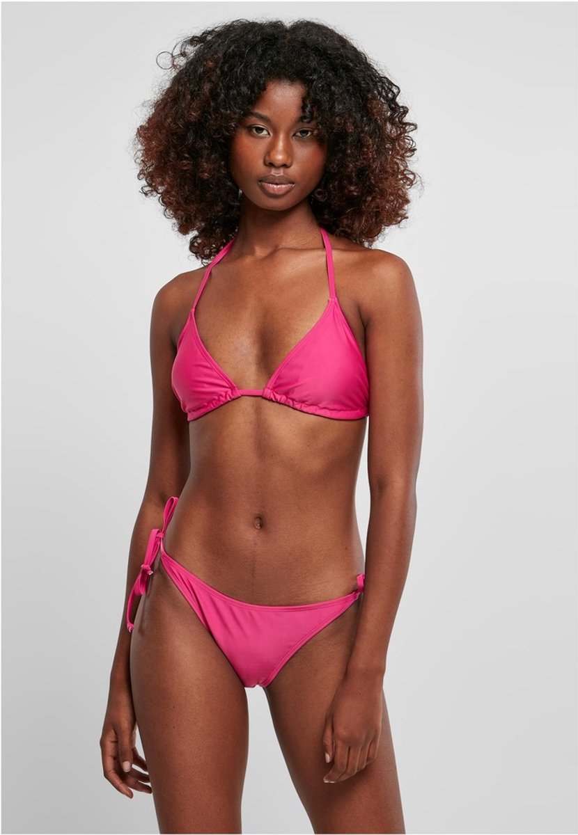 Urban Classics Recycled Triangle Bikini set XS Paars