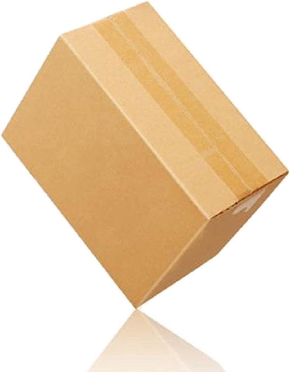 Golfkartonnen dozen - Verhuisdozen Opslagdozen - Verpakken en verzenden - Dubbelwandig golfkarton - 100x50x50cm - Bruin