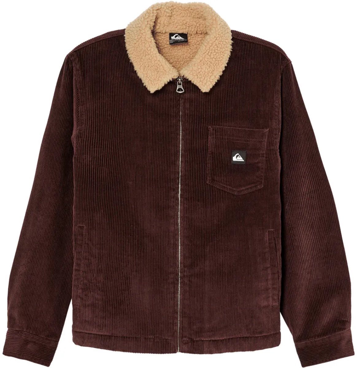 Quiksilver Dna Sherpa Harrington Jas 12 Years Jongen Java