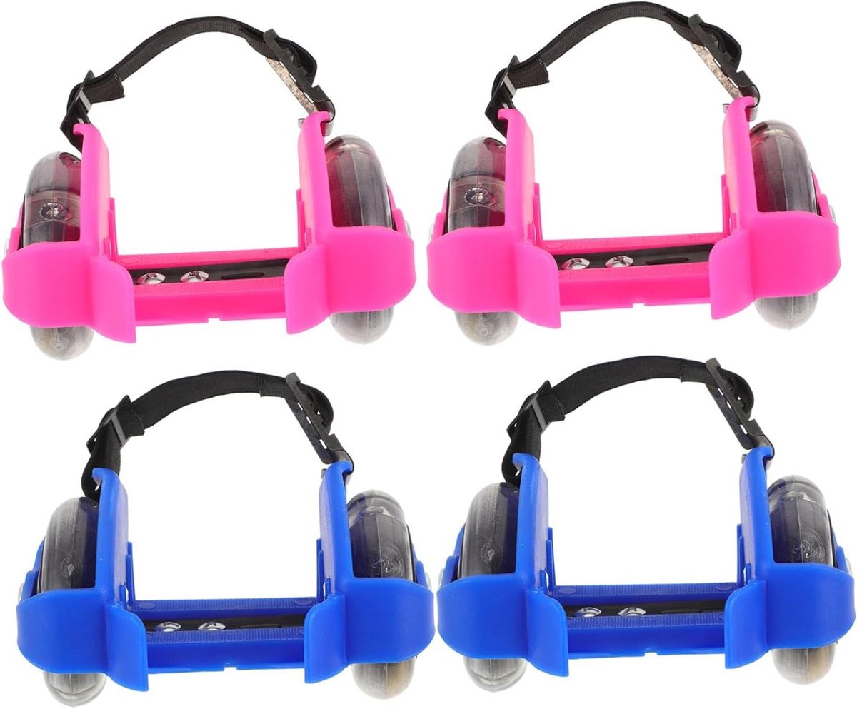 Rolschaatsen voor Kinderen Hielwiel Schaatsen Buiten Sporten Verstelbaar en Verlicht 12×7.5×7.5cm