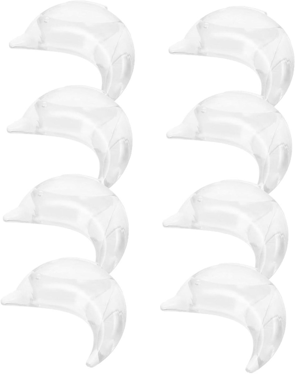 Hoekbeschermers Meubels - Tafelbeschermers Bumpers - Kinderen Beveiligen - Zacht PVC Materiaal - 8 Stuks - Transparant