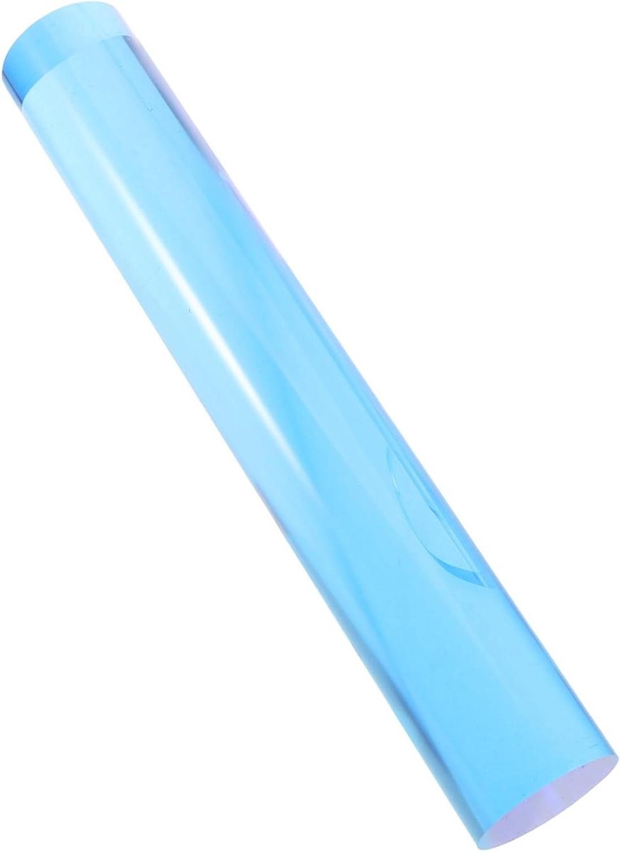 Tafeltennis Lijmroller - Lijmroller Tafeltennis - Rubbers Plakken - Transparant Ontwerp - 19.5 cm - Blauw