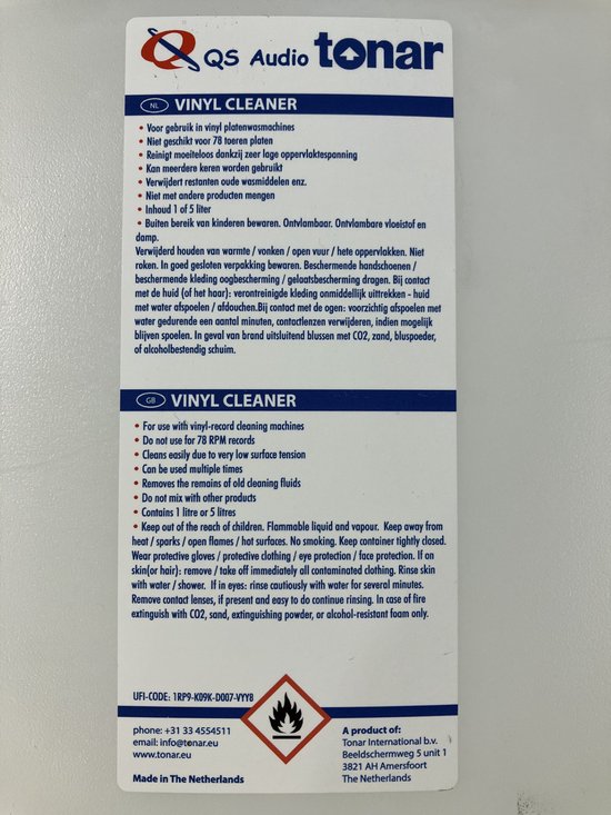 QS Audio QS vinyl cleaner (0,5 L) van QS — afbeelding 2