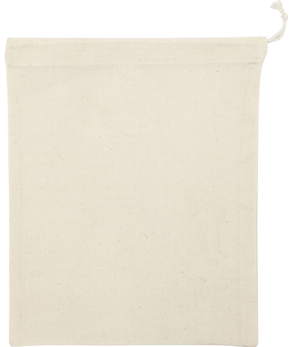 CC Katoenen Knikkerzak 21x25 cm Naturel 5 stuks