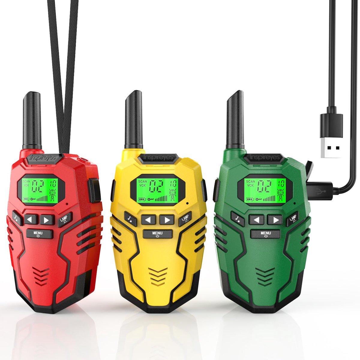 SnelShoppen - Oplaadbare Walkietalkie voor Kinderen, 48 Uur Werktijd, Buitenspelen, Wandelen, Kamperen, Speelgoed voor Jongens en Meisjes 3-12 Jaar