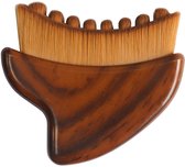 Lymfedrainage gezichtsborstel met Gua Sha handvat, voor kaakontspanning, kaaklijn sculptuur en dagelijkse gezichtsmassage