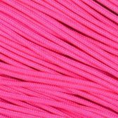 Rol 100 meter - Glossy Hot Pink Paracord 550 - #13