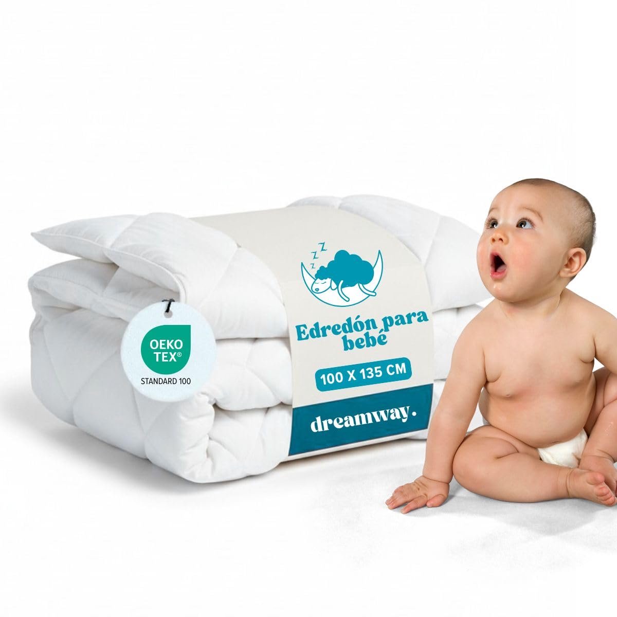 SnelShoppen - Babydeken 300 g/m², 100 x 135 cm - Zachte en Warme Deken voor Baby's - Ideaal voor Kinderkamer, Wieg, en Kinderwagens - Perfect voor Fee