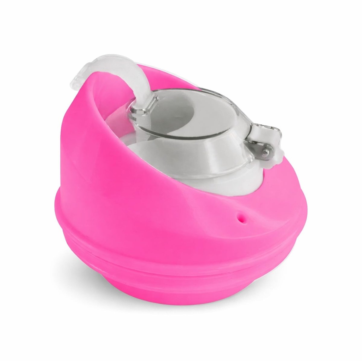 Dailygoods- Ersatzdeckel XL - Vervangende Deksel - Geschlossen Design - Voor CrunchCup - Antilek - Roze - Flexibel Gebruik - Müslibecher