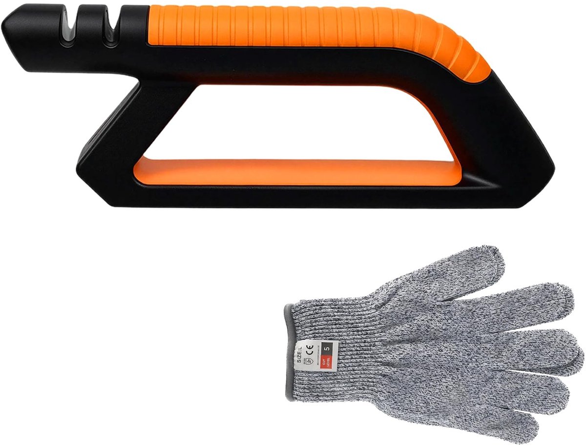 Dailygoods - Compacte Tuinslijper voor Mesjes, Grasmaaiers en Keukenmessen