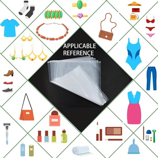 Hersluitbare Opbergzakken - Plastic Zakken Rits - Kleding Opbergen - Waterdicht Stofdicht - 35 x 45 cm - Transparant — afbeelding 4