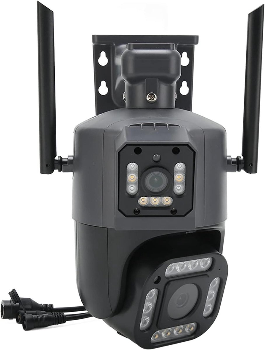 Slimme Buitencamera - Draadloze Camera Beveiligingscamera - Huis Beveiligen - AI Mensenopsporing - 3x Optische Zoom - Wit