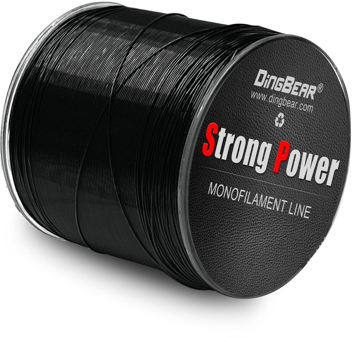 SnelShoppen - Monofilament Nylon Vislijn 1000 m - Zwart - Sterke Spanning 7# 25LB - 0,43 mm - Perfect voor Sportvissen en Hengelsport