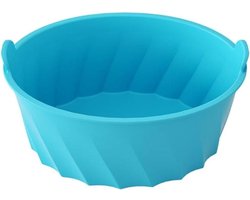 Slow Cooker Liner - Siliconen Voering - Morsen Voorkomen - Herbruikbaar - 6-8 Liter - Blauw