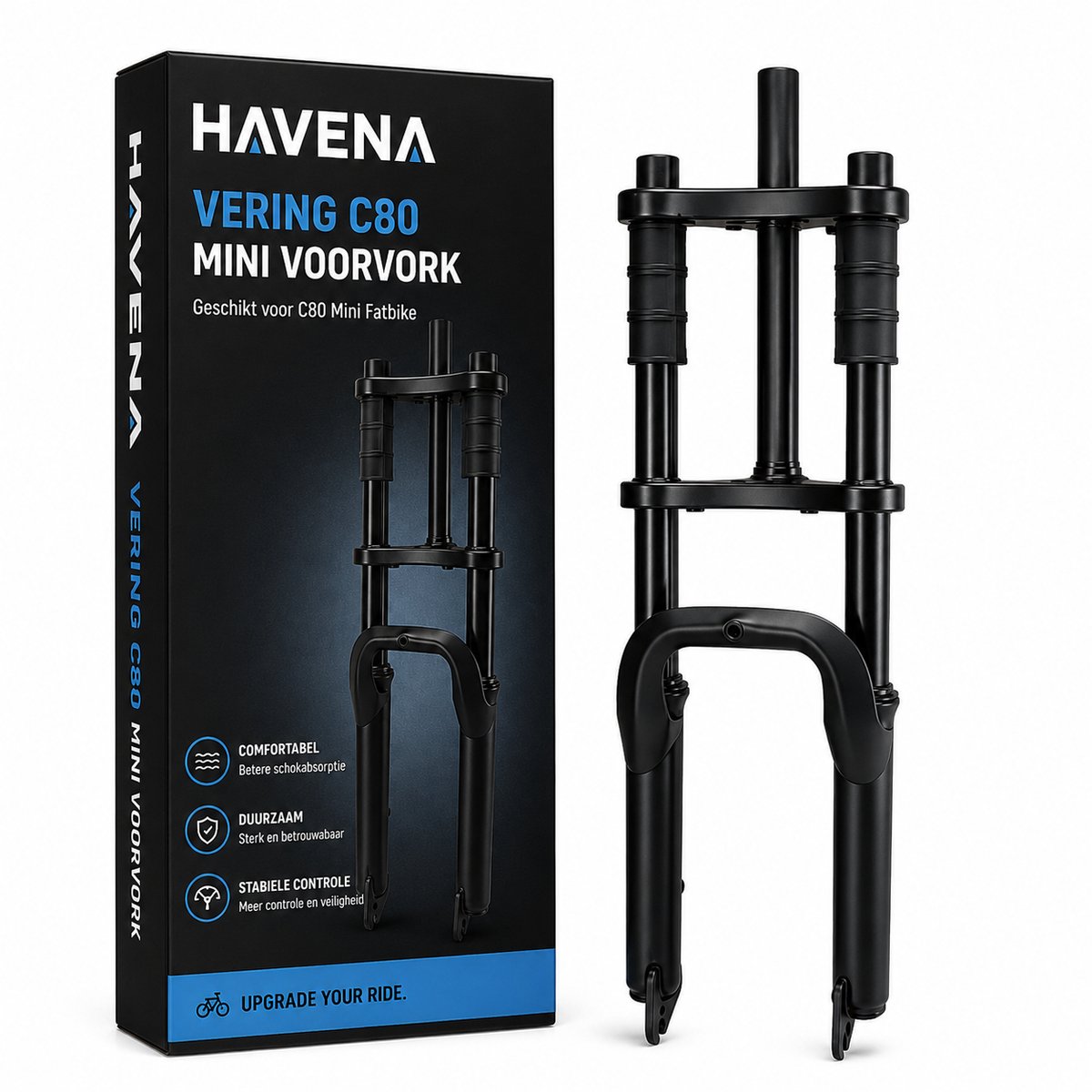 havena OUXI C80 Mini Voorvork – Geveerde Voorvork voor Comfort en Controle